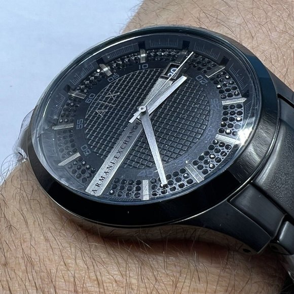 Armani Exchange AX Men\'s Stainless Steel Quartz Dress Watch
